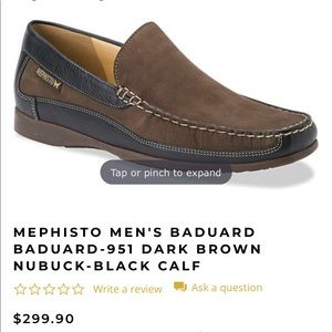 Mephisto M Baduard Dark Brown Men’s Slip on